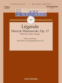 Wieniawsky: Légende Op.17 in G minor (CD Solo Series)