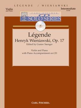 Wieniawsky: Légende Op.17 in G minor (CD Solo Series)