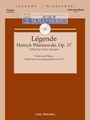 Wieniawsky: Légende Op.17 in G minor (CD Solo Series)