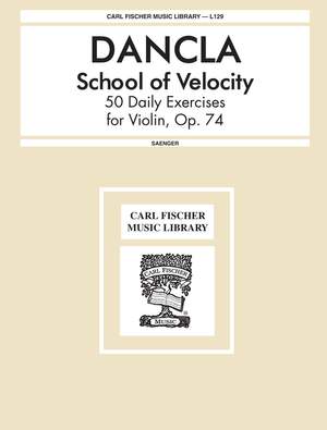 Dancla: School of Velocity Op.74