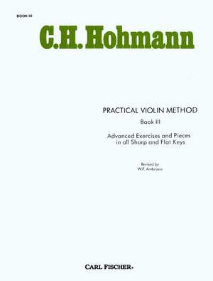 Hohmann: Practical Violin Method Vol.3