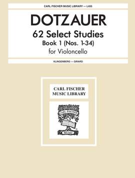 Dotzauer: 62 Select Studies for Violoncello Book 1 (Nos. 1-34)