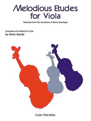 Bordogni: Melodious Etudes for Viola
