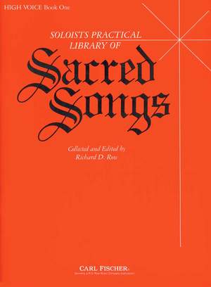 Various Artists: Soloists Practical Library of Sacred Songs Vol. 1