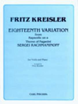 Rachmaninoff, S: Variation 18th (kreisler)