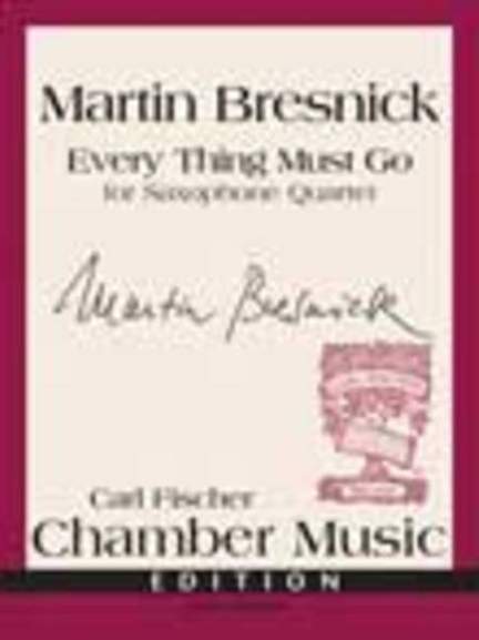 Bresnick: Every Thing must go