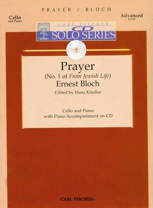 Ernest Bloch: Prayer (No. 1 Of 'From Jewish Life')
