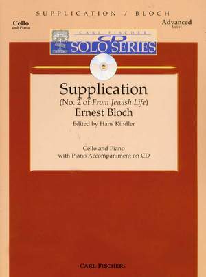 Ernest Bloch: Supplication (No. 2 of 'From Jewish Life')