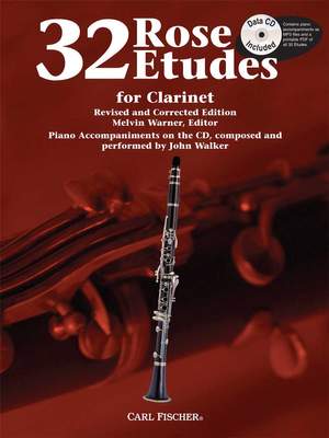 Cyrille Rose: 32 (Thirty-two) Rose Etudes for Clarinet
