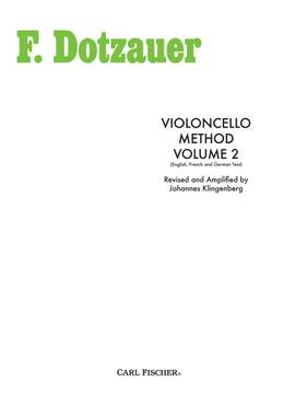 Dotzauer: Violoncello Method Volume 2