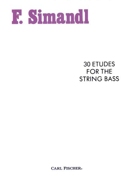 Franz Simandl: Etudes(30)