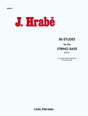 86 Etudes for The String Bass Book 1