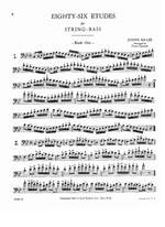86 Etudes for The String Bass Book 1 Product Image