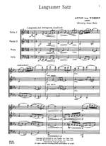 Anton Webern: Langsamer Satz Product Image