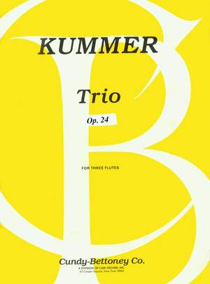 Kummer, K: Trio G-Dur op. 24