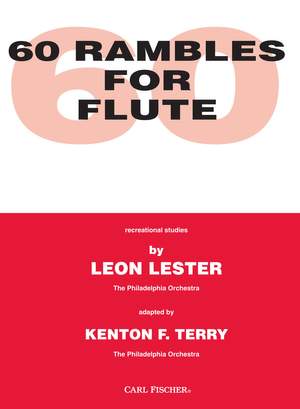 Leon Lester: 60 Rambles for Flute