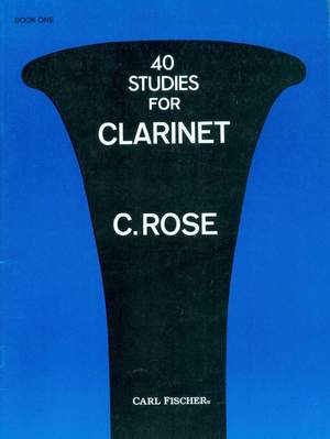 Cyrille Rose: 40 Studies for Clarinet