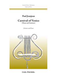 Paul Jeanjean: Carnival Of Venice (Theme and Variations)