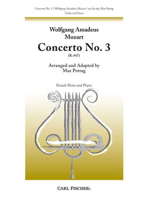 Mozart: Concerto No.3, K447 in E flat major (ed. M.Pottag)