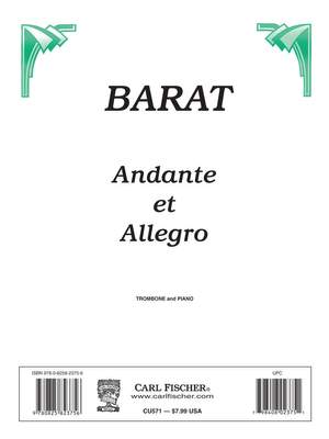 Jacques Ed. Barat: Andante et Allegro