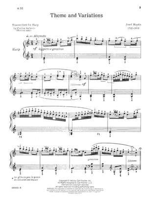 Franz Joseph Haydn: Theme and Variations