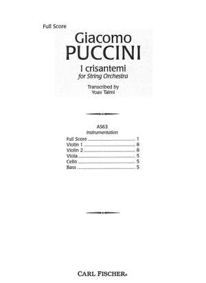 Giacomo Puccini: I Crisantemi