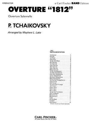 Tchaikovsky: Ouvertüre 1812
