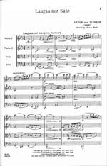 Anton Webern: Langsamer Satz Product Image