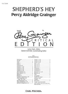 Percy Aldridge Grainger: Shepherd's Hey