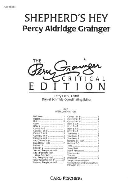 Percy Aldridge Grainger: Shepherd's Hey