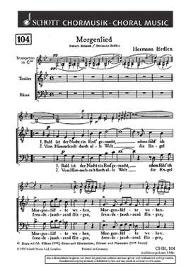 Erdlen, H: Morgenlied