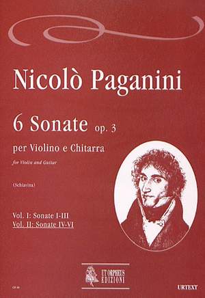 Paganini, N: 6 Sonatas op. 3 Vol. 2