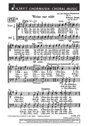 Trunk, R: 6 Lieder aus des Knaben Wunderhorn op. 30