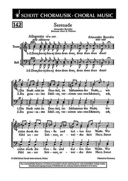 Borodin, A: Serenade