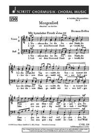 Erdlen, H: Vier leichte Männerchöre