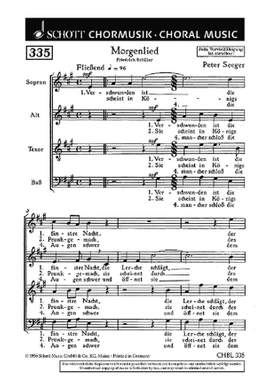 Seeger, P: Morgenlied