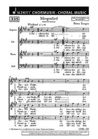 Seeger, P: Morgenlied
