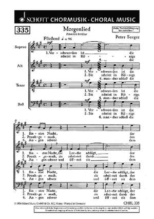 Seeger, P: Morgenlied