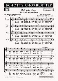 Friderici, D: Drei gute Dinge