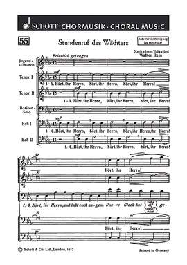 Rein, W: Stundenruf des Wächters