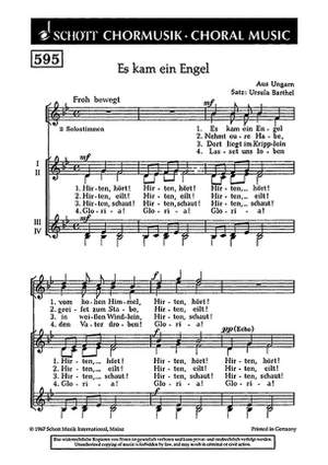 Barthel, U: Es kam ein Engel vom hohen Himmel
