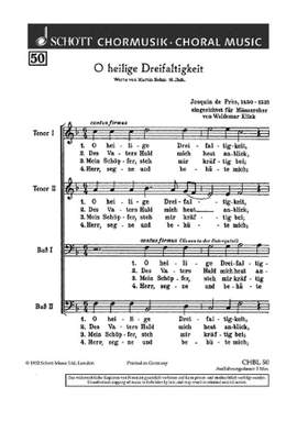 Préz, J d: O heilige Dreifaltigkeit