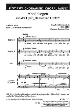 Humperdinck, E: Abendsegen