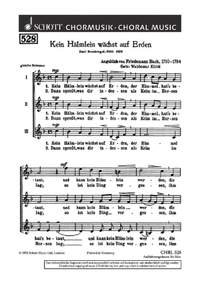 Bach, W F: Kein Hälmlein wächst auf Erden