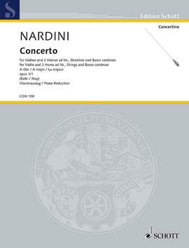 Nardini, P: Concerto A-Dur A major op. 1/1