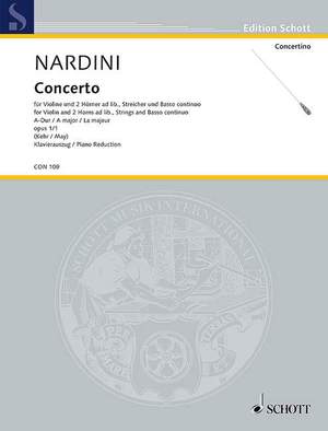 Nardini, P: Concerto A-Dur A major op. 1/1