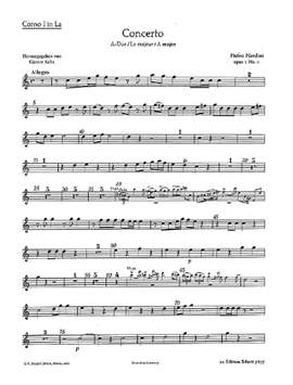 Nardini, P: Concerto A-Dur A major op. 1/1