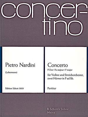 Nardini, P: Concerto F Major op. 1/3
