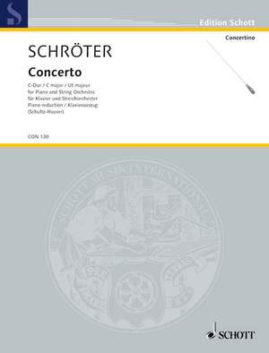 Schroeter, J S: Konzert C-Dur C major op. 3/3