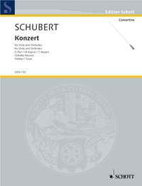Schubert, J: Concerto C Major C major